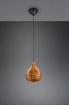 Immagine di Sospensione Singola Paralume Reticolato Rattan Naturale Sprout Trio Lighting