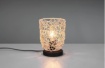 Immagine di Lume Vintage Lovis Paralume Reticolato Rattan Finitura Naturale Trio Lighting