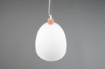 Immagine di Lampada Sospensione Cucina Jagger Cupola Metallo Bianco Trio Lighting