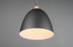 Immagine di Lampada a Sospensione Cucina Jagger Campana Metallo Nero Trio Lighting