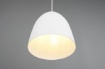 Immagine di Piccolo Pendel Sospensione Paralume Campana Tilda Metallo Bianco Trio Lighting