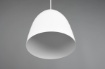 Immagine di Piccolo Pendel Sospensione Paralume Campana Tilda Metallo Bianco Trio Lighting