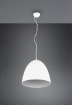 Immagine di Sospensione Paralume Campana Metallo Bianco Tilda Ø40 cm Trio Lighting