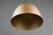 Immagine di Lampada a Sospensione Tavolo Cucina Paralume Campana Ottone Tilda Ø40 cm Trio Lighting