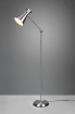 Immagine di Piantana Moderna Scrivania Enzo Diffusore Cono Flessibile Nichel Trio Lighting