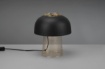 Immagine di Lumetto Base Rete Metallica e Paralume Campana Nera Punch Trio Lighting