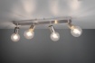 Immagine di Lampada Soffitto 4 Spot Orientabili Vannes Nichel Trio Lighting