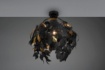 Immagine di Plafoniera Foglie Decorative Lavabili Nero e Oro Leavy Trio Lighting