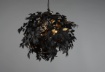 Immagine di Sospensione Decorativa Foglie Lavabili Leavy Nero e Oro Trio Lighting