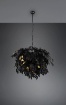 Immagine di Sospensione Decorativa Foglie Lavabili Leavy Nero e Oro Trio Lighting