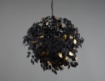 Immagine di Sospensione Decorativa Foglie Lavabili Leavy Nero e Oro Trio Lighting