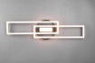 Immagine di Lampada Soffitto Moderna Rettangoli Girevoli Led Dimmer Twister Ottone Trio Lighting