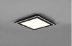 Immagine di Plafoniera Applique Quadrata Carus Nera Doppia Accensione Led Trio Lighting