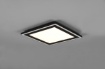 Immagine di Plafoniera Applique Quadrata Carus Nera Doppia Accensione Led Trio Lighting