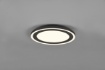 Immagine di Plafoniera Applique Carus Disco Led Nero con Doppia Accensione Trio Lighting