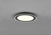 Immagine di Plafoniera Applique Carus Disco Led Nero con Doppia Accensione Trio Lighting