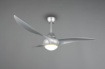 Immagine di Ventilatore Led da Soffitto Moderno Titanio 3 Pale Alesund con Timer Trio Lighting