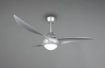 Immagine di Ventilatore Led da Soffitto Moderno Titanio 3 Pale Alesund con Timer Trio Lighting