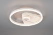 Immagine di Ventilatore Rotondo Bianco Led Design Moderno Borgholm Trio Lighting