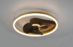 Picture of Ventilatore Rotondo Nero Led Dimmer 2700k - 6500k Molteplici Funzioni Borgholm Trio Lighting