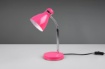 Immagine di Lampada da Scrivania Rosa e Cromo Paralume E27 Harvey Trio Lighting