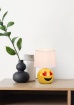 Immagine di Divertente Lampada da Tavolo Ceramica Smile Cuoricini e Paralume Bianco Loveley Trio Lighting