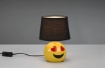 Picture of Simpatico Lumetto Base Ceramica Smile Cuoricini e Paralume Nero Loveley Trio Lighting