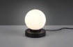 Immagine di Lumetto Sfera Vetro con Base Rotonda Nera Prinz II Trio Lighting