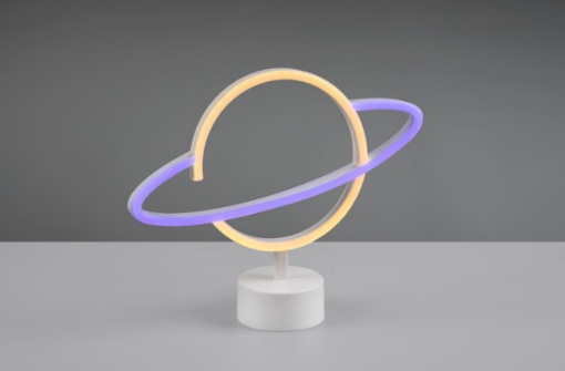 Immagine di Lampada Da Tavolo Moderna Planet Pianeta Led con USB Trio Lighting