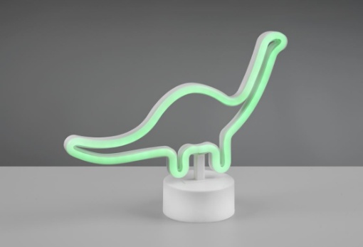 Immagine di Simpatico Lumetto Moderno Bronto Dinosauro Led con USB Trio Lighting