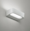 Immagine di Applique Led Per Interni Alluminio Bianco 22 cm Aki Sforzin