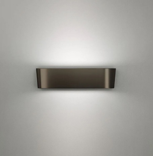 Immagine di Applique Led 22w Per Interni Alluminio Moro 35 cm Aki Sforzin