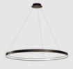 Picture of Lampadario Cerchio Luminoso Led 85w 3000k Nero 109 cm Anello Sforzin