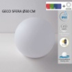 Immagine di Lampada Da Giardino Led RGB Ricarica Solare Sfera Galleggiante 30 cm IP65 Geco Intec