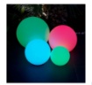 Immagine di Lampada Da Giardino Led RGB Ricarica Solare Sfera Galleggiante 40 cm IP65 Geco Intec