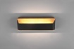 Picture of Applique Rettangolare Doppia Emissione Led Arino Legno con Fascia Nera Trio Lighting 