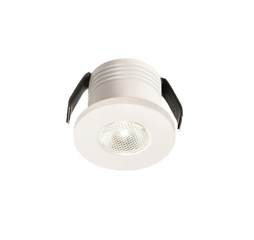 Immagine di Faretto Da Incasso Tondo 35mm Glam Bianco Led 3w 3000k Ottica 30 GFA901C Gea