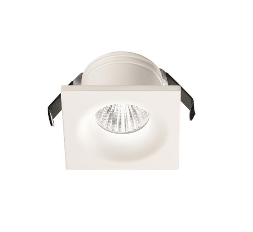 Immagine di Faretto Incasso Quadrato Bianco Led 4w 4000k Gaia Gea Led