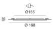 Immagine di Faretto Rotondo Slim Per Incasso 168mm Led 12w 3000k o 4000k GFA751 Gea