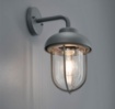 Immagine di Applique Da Esterno Duero Antracite Lanterna Vetro Per Ingresso IP44 Trio Lighting