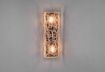 Picture of Applique Design Vintage Lovis Paralume Reticolato Rattan Luce Sopra e Sotto Trio Lighting