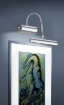 Immagine di Applique Led Quadro Specchio Braccio Flessibile Curtis Nichel Trio Lighting