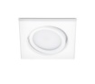 Immagine di Faretto da Incasso Led 5w Orientabile 8x8cm Rila Bianco Trio Lighting