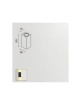 Immagine di Applique Da Esterno Biemissione Alluminio Antracite IP44 GES914 Gea Led