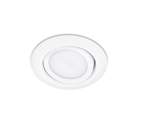 Immagine di Faretto da Incasso Led 5w Orientabile Ø8 cm Rila Bianco Trio Lighting