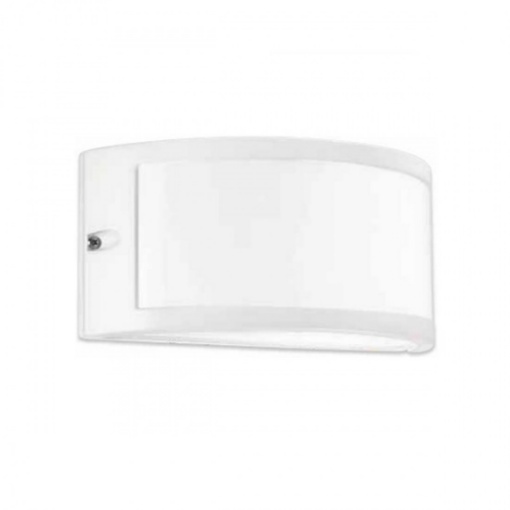 Immagine di Applique Da Esterno Fascia Curva Greta Bianca GES143 Gea Led