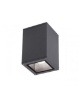 Immagine di Plafone Spot Cubo Per Esterni E27 Amon Antracite GES1010 Gea Led