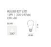 Immagine di Lampadina Led E27 12W 4000K Luce Bianca Naturale GLA231N Gea Led