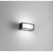 Immagine di Applique Moderna Rettangolare Per Esterno IP54 Antracite 25cm Isyluce 531