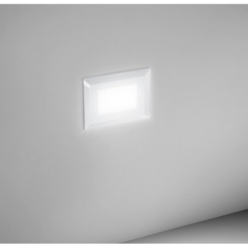 Immagine di Segnapasso Led 3w Di Vetro Per Esterno Incasso 503 IP65 Vetronotte Isyluce 550